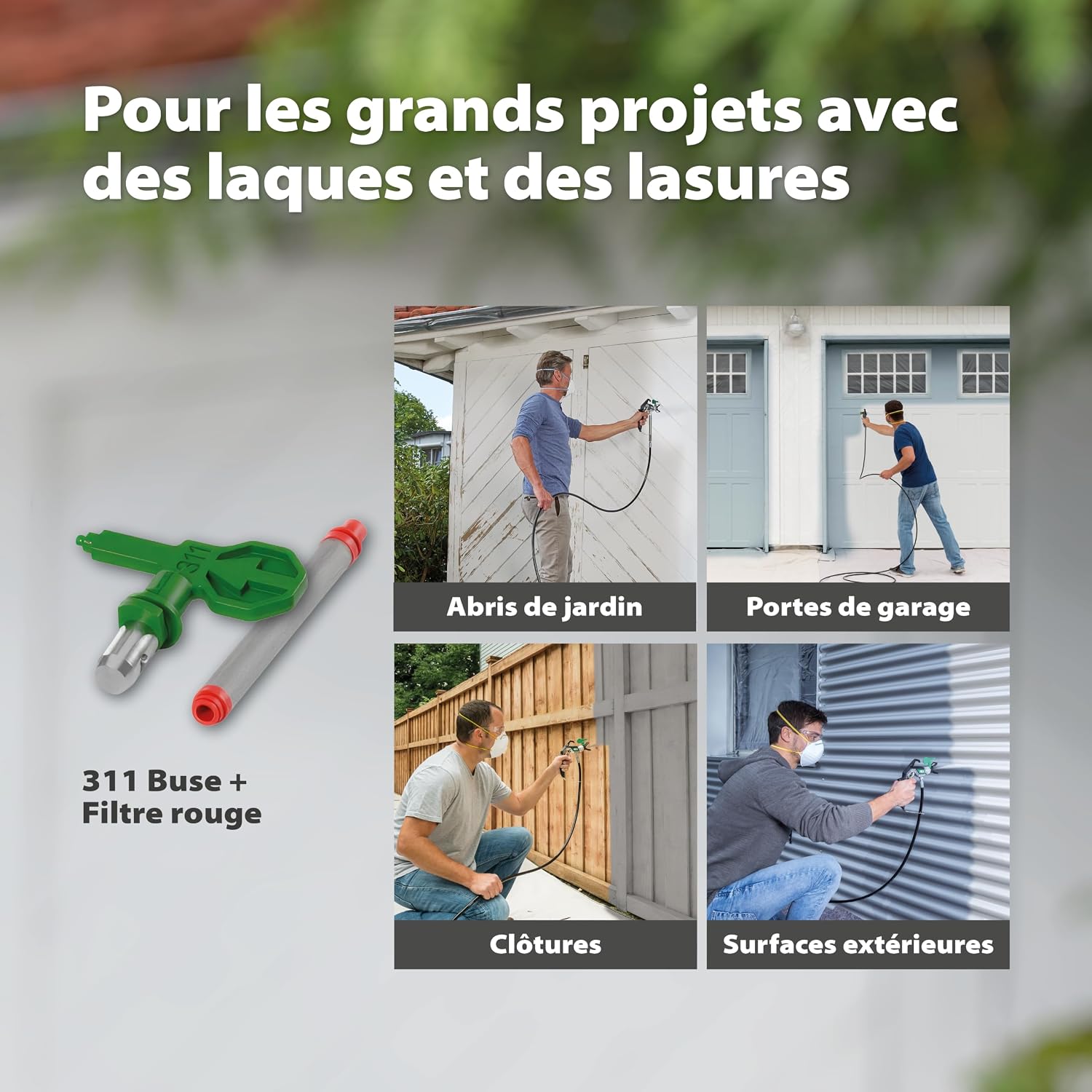 Detalle 2 de WAGNER Airless Control Pro 350 M : système de pulvérisation pour murs, bois et finitions