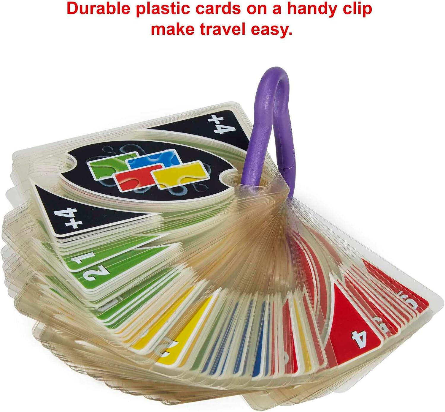 Detalle de Mattel Games UNO H2O to Go: Water‑Resistant UNO for Travel and Outdoors