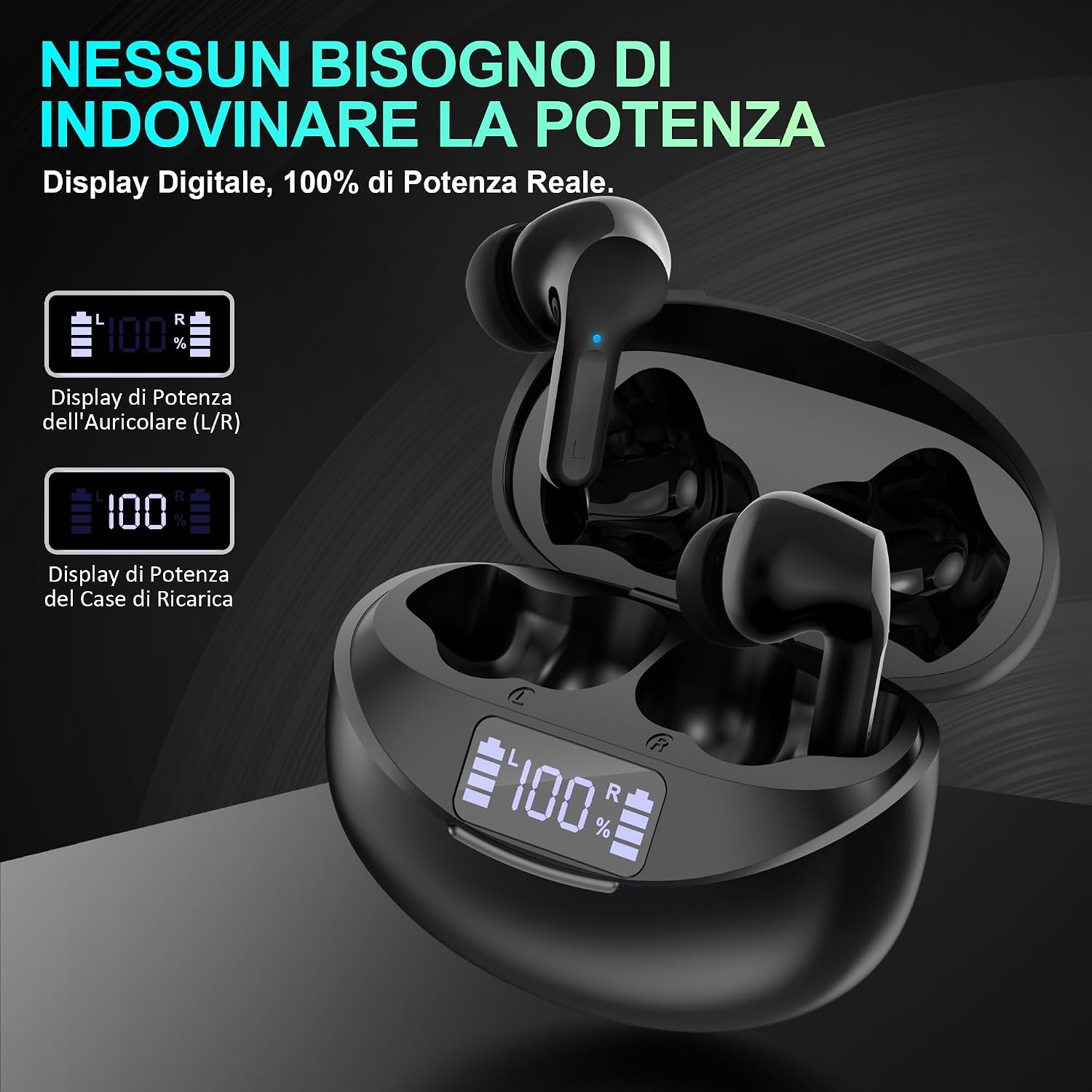 Thumbnail 6 de Auricolari Bluetooth 5.3 Hi-Fi