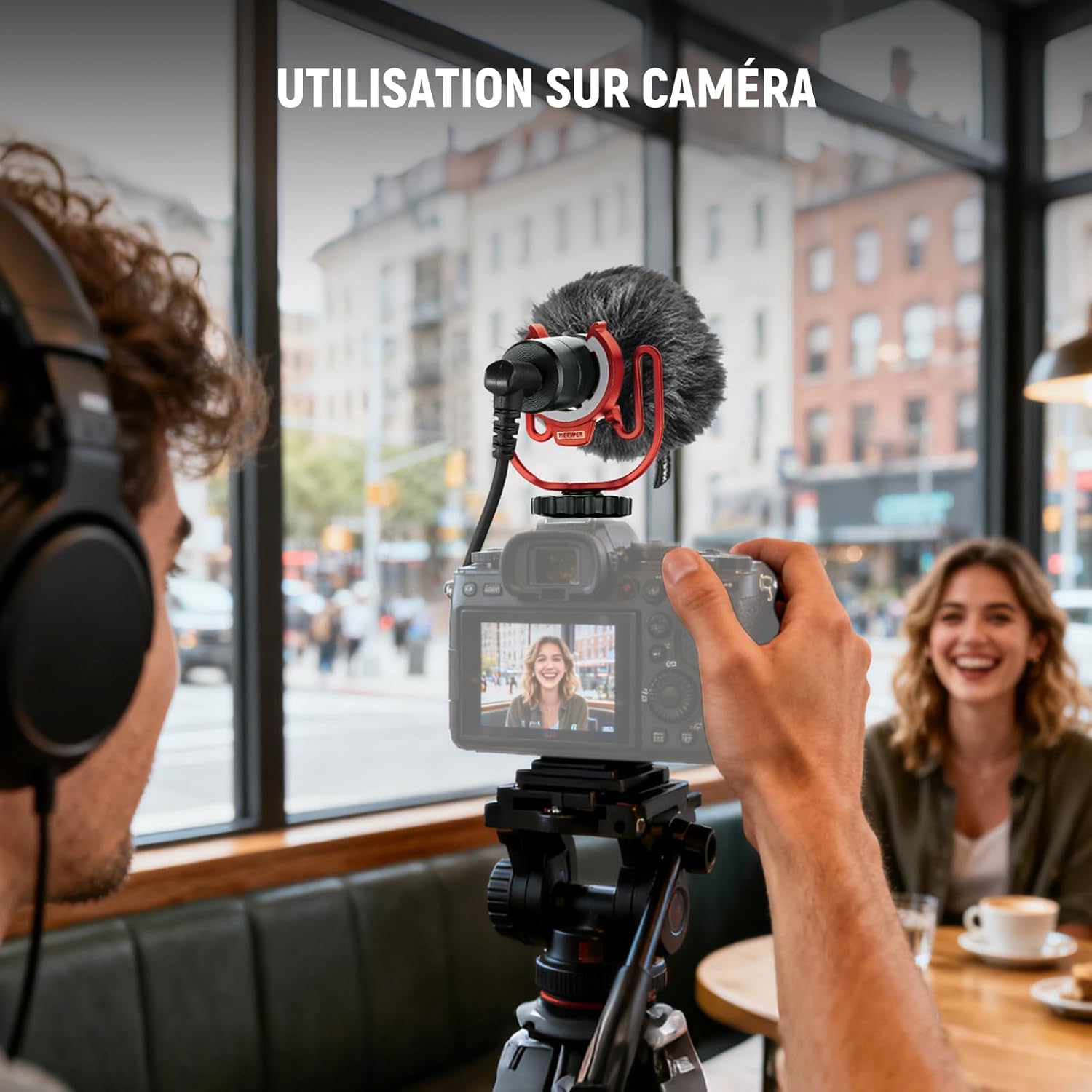 Thumbnail 1 de NEEWER Vlog VM10 mini micro supercardioïde Plug & Play (TRS 3,5 mm) pour iPhone, Android et Mac