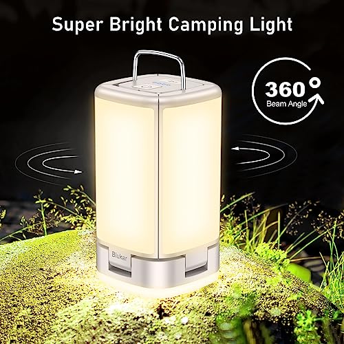 Detalle de Blukar 116 LED Lampada Campeggio Ricaricabile: Luce Potente e Versatile per Avventure all’Aperto