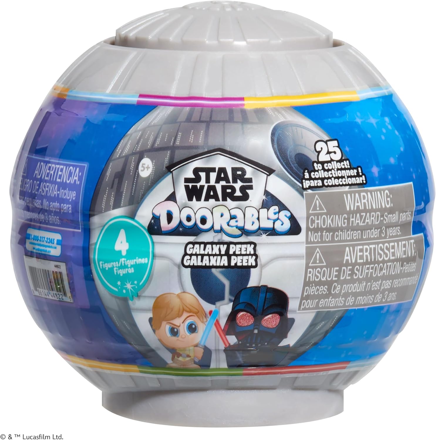 Detalle de Just Play Star Wars Doorables Galaxy Peek: Sammelfiguren in Überraschungskapsel – offiziell lizenziertes Spielzeug ab 5 Jahren