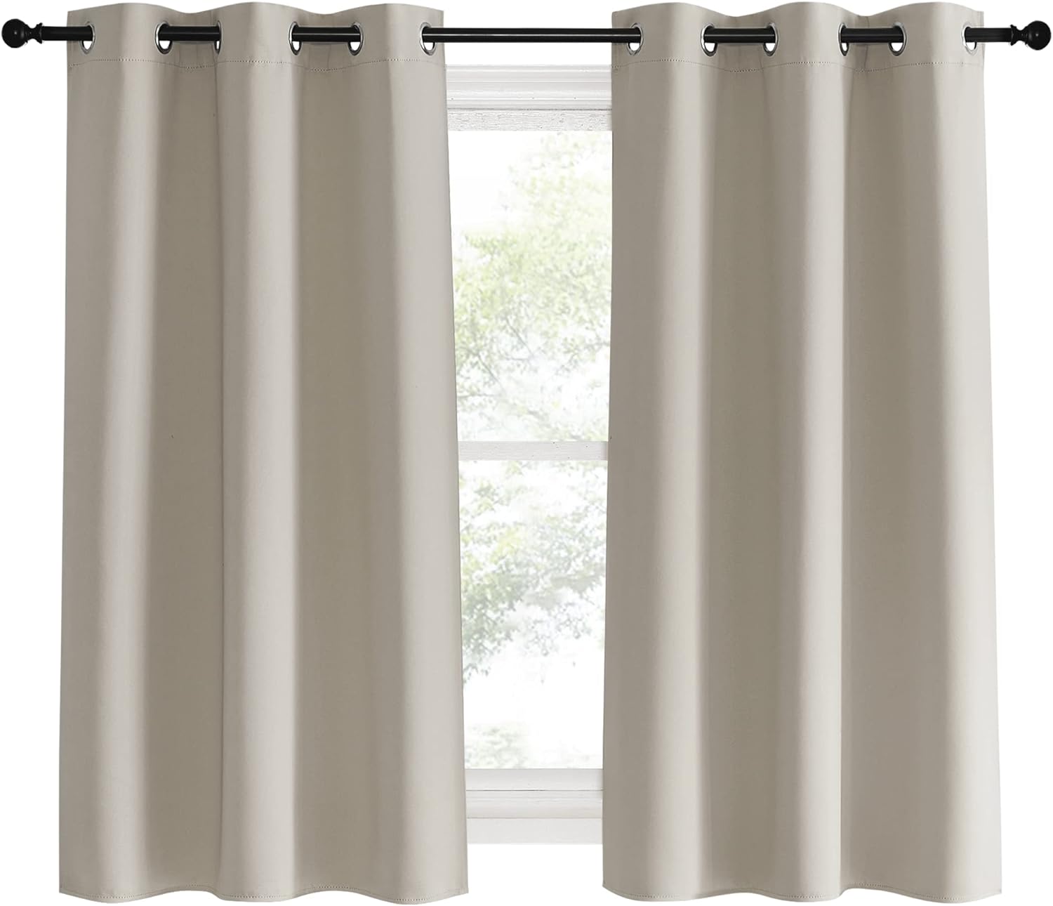 Detalle 2 de NICETOWN 42" x 60" Short Thermal Curtains 🏠