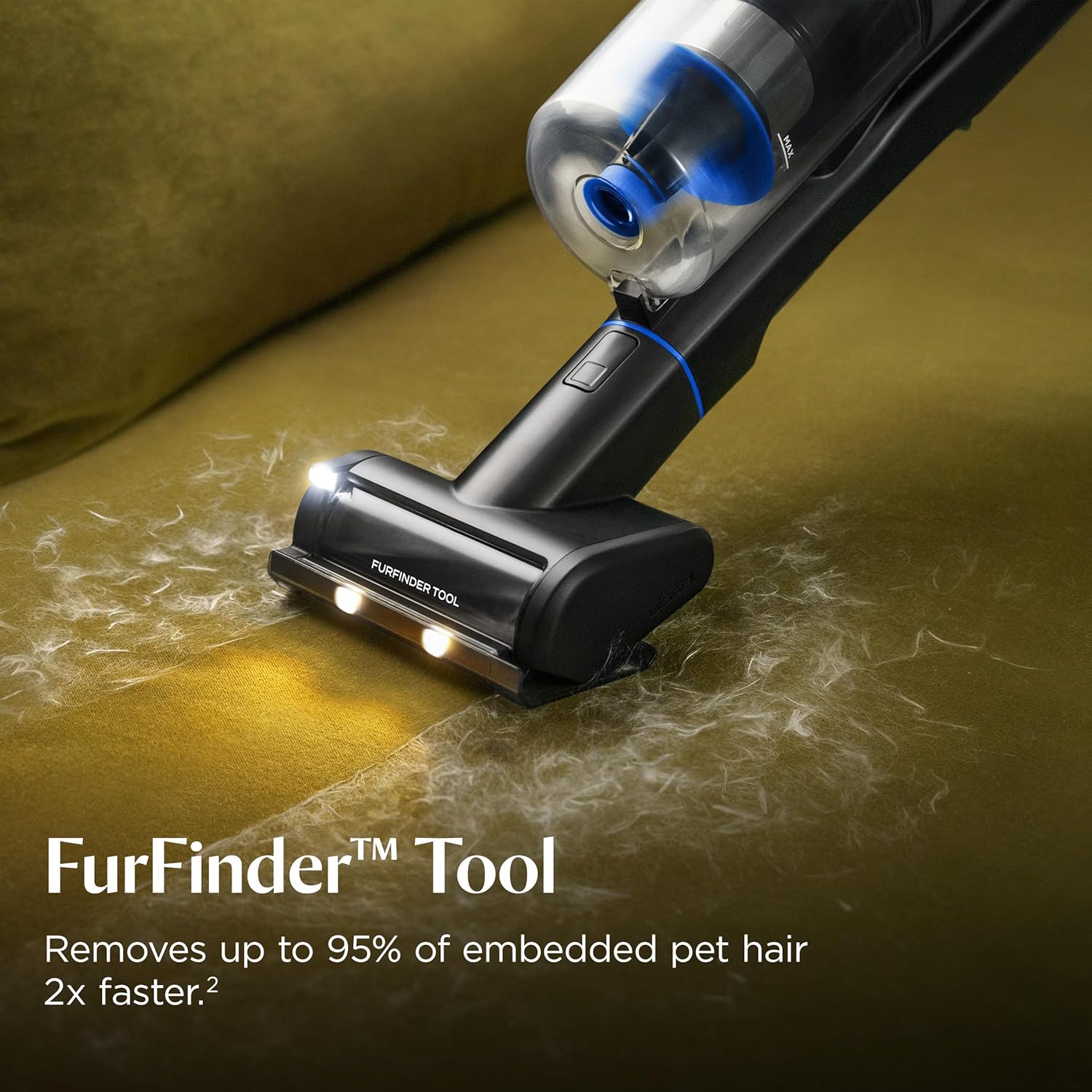Detalle de Bissell PowerClean FurGuard 4039 Cordless Stick Vacuum, 280W, Self-Standing