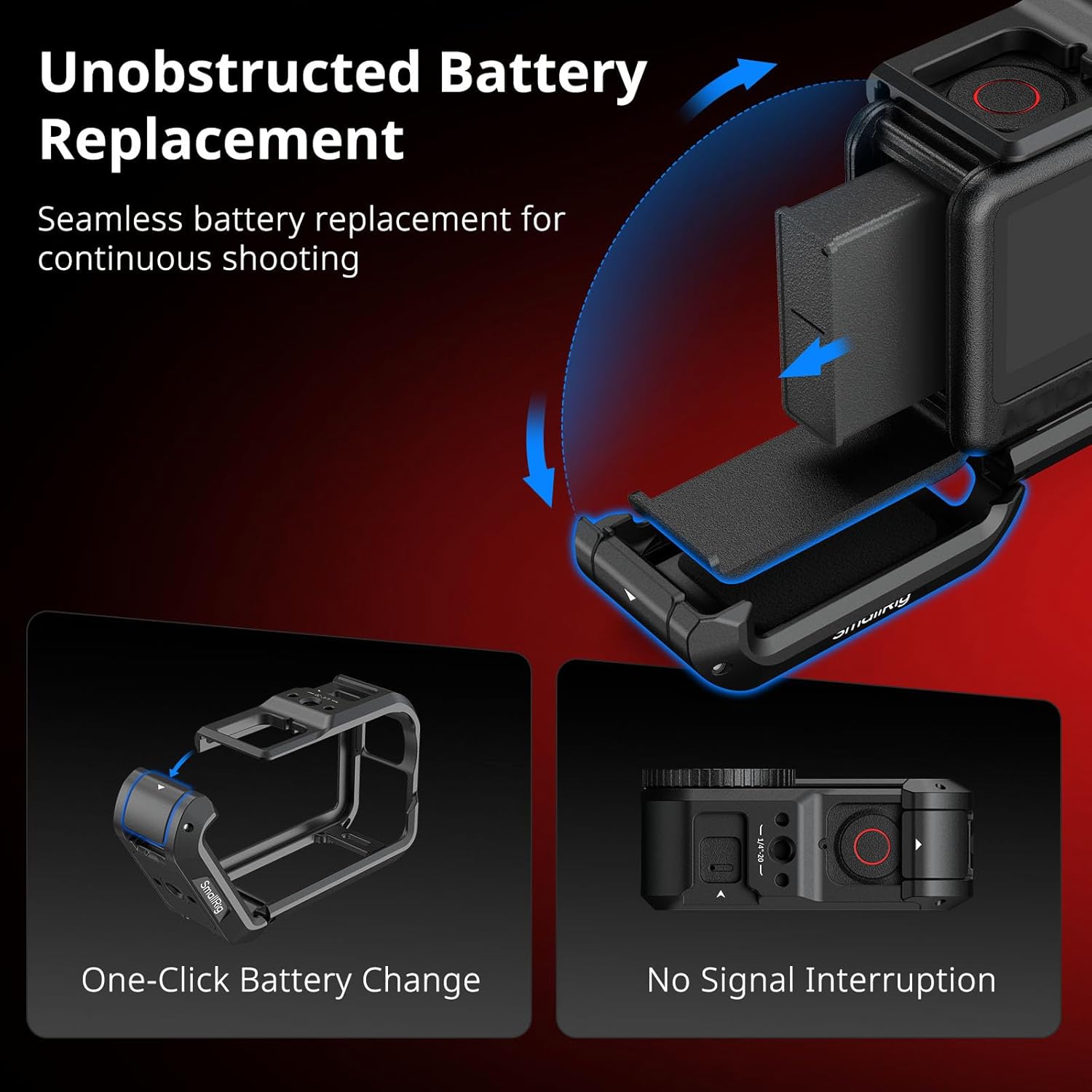 Detalle de SmallRig Action 6 Cage per DJI Osmo Action 6 con Interfacce di Espansione