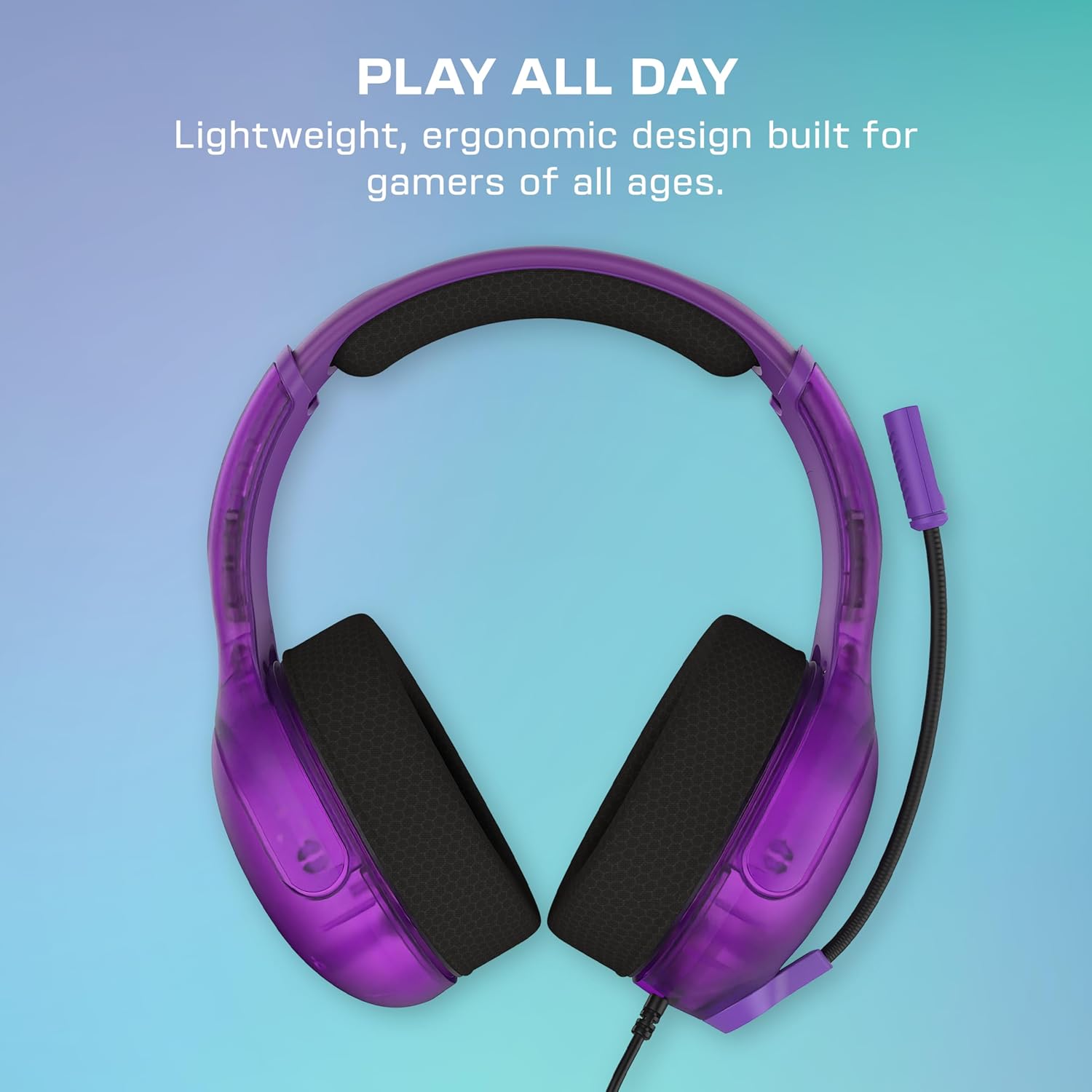 Thumbnail 5 de Turtle Beach Airlite Fit Ghost Purple Wired Gaming Headset – Officially Licensed for Nintendo Switch