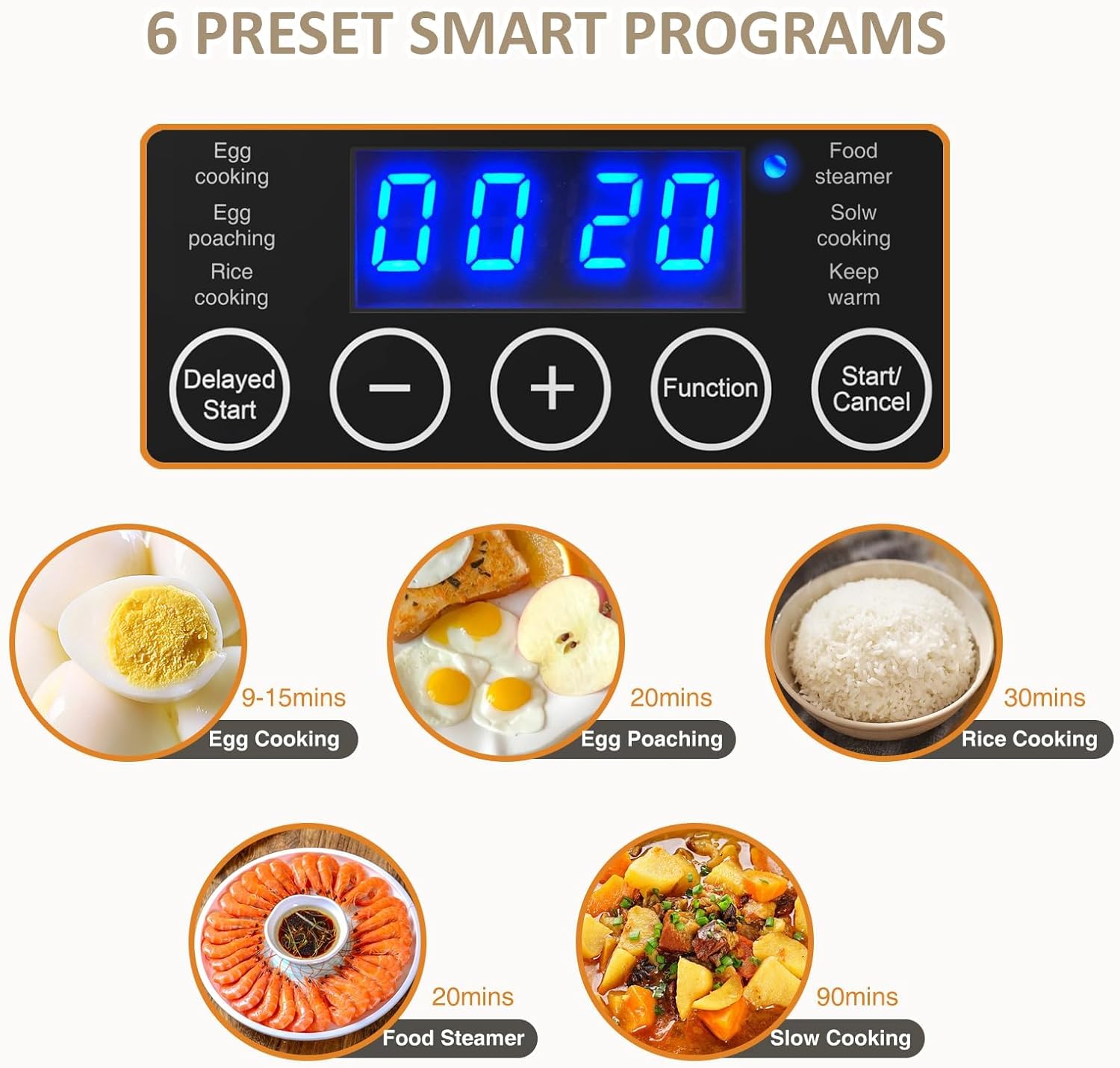 Thumbnail 2 de 2-Tier 4 QT Food Steamer 🍲