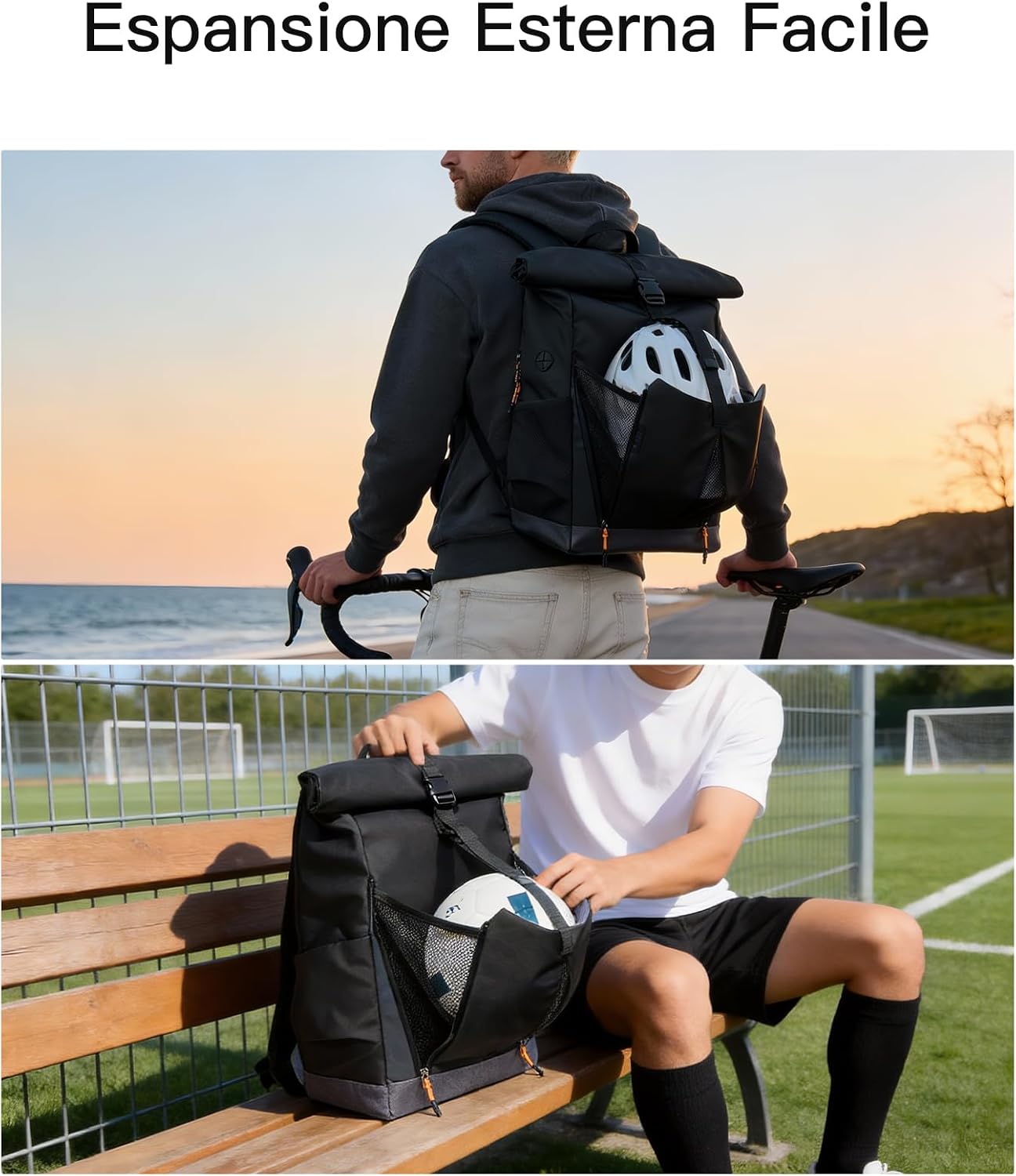 Thumbnail 3 de Inateck Zaino per laptop casual 25–30L: versatilità daily per pendolari e viaggi