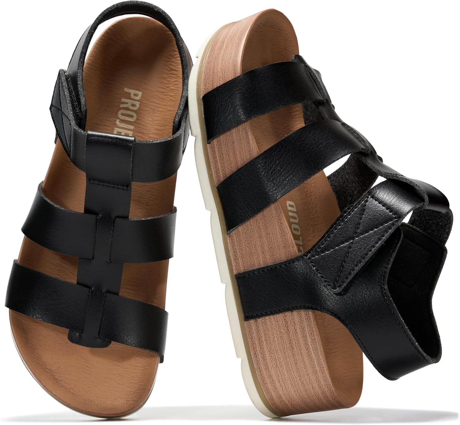 Detalle de Project Cloud Women’s Platform Wedge Sandals with Adjustable Straps