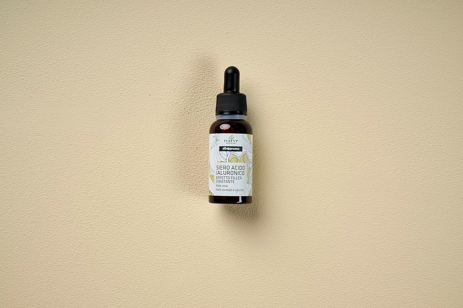 Detalle de NATYR - Altromercato Acido ialuronico siero viso 30 ml con Aloe Vera | effetto filler