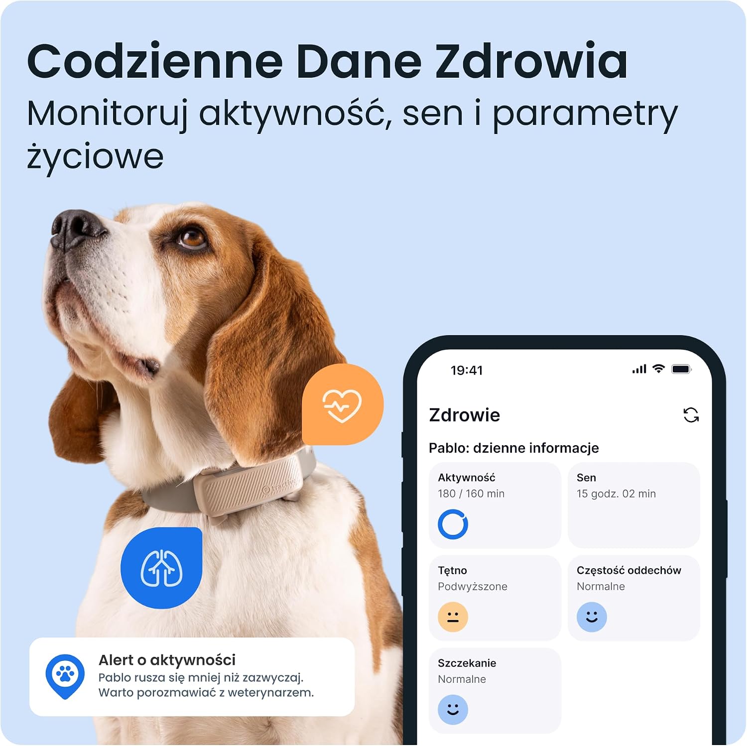 Detalle de Tractive GPS 2025 Edition — lokalizator dla psa z GPS i alertami