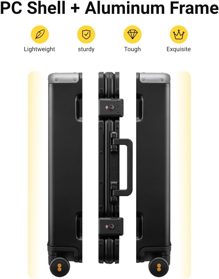 Detalle 2 de LEVEL8 Zipperless 24 Inch Carry‑On Suitcase