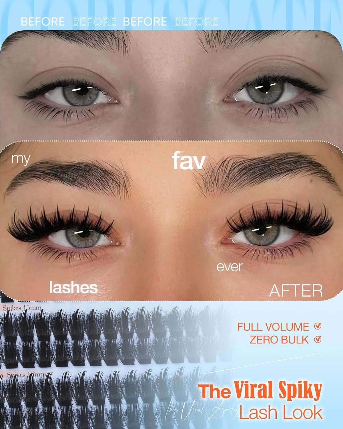 Thumbnail 6 de CORUSCATE Manga Lash Clusters 12–18mm