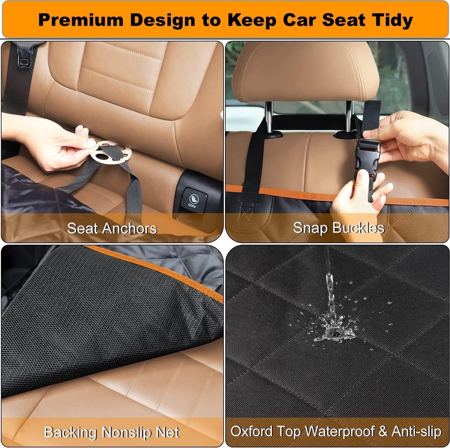 Detalle de Dog car seat cover liner for any boot