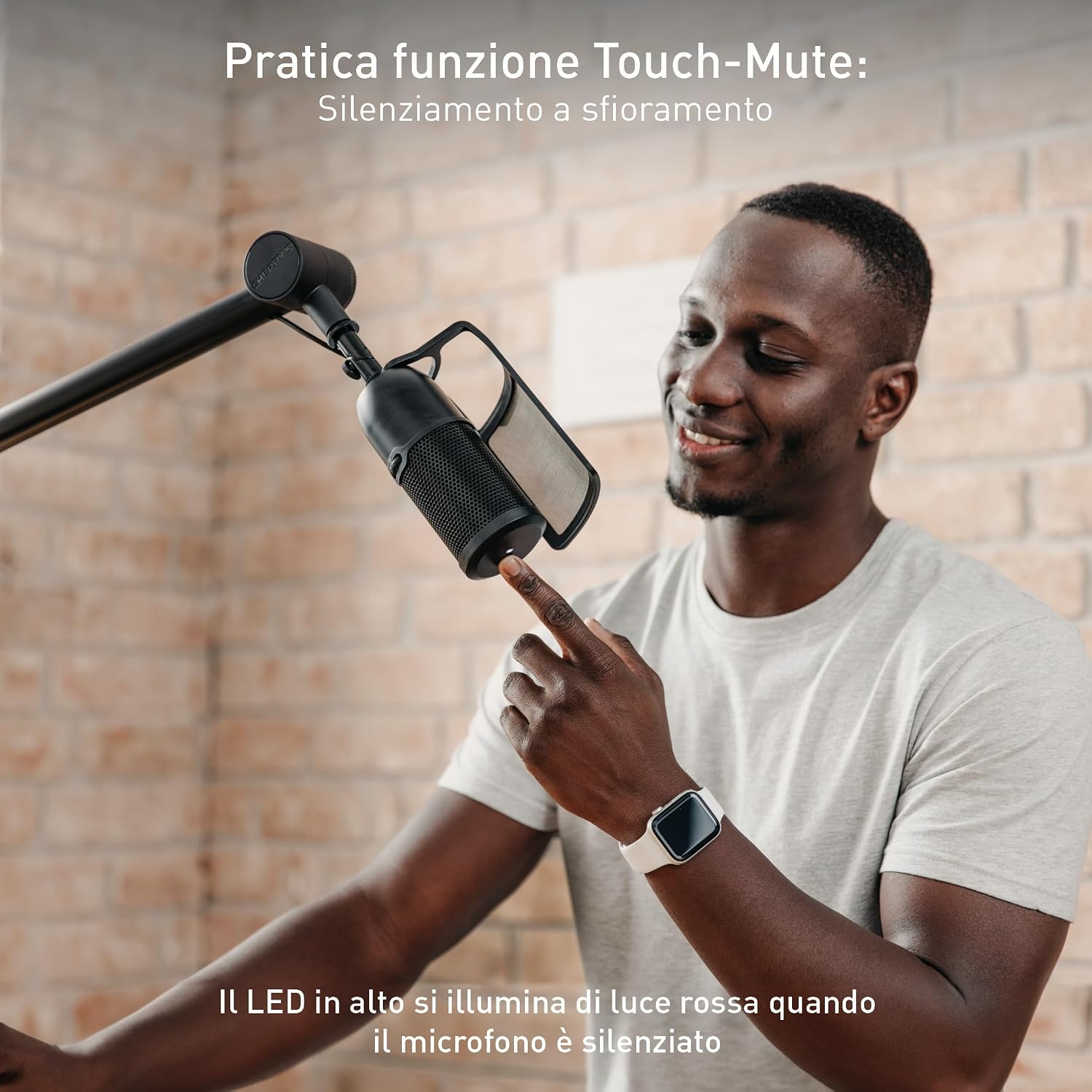 Thumbnail 4 de CHERRY UM 3.0 Microfono USB Cardioide Nero