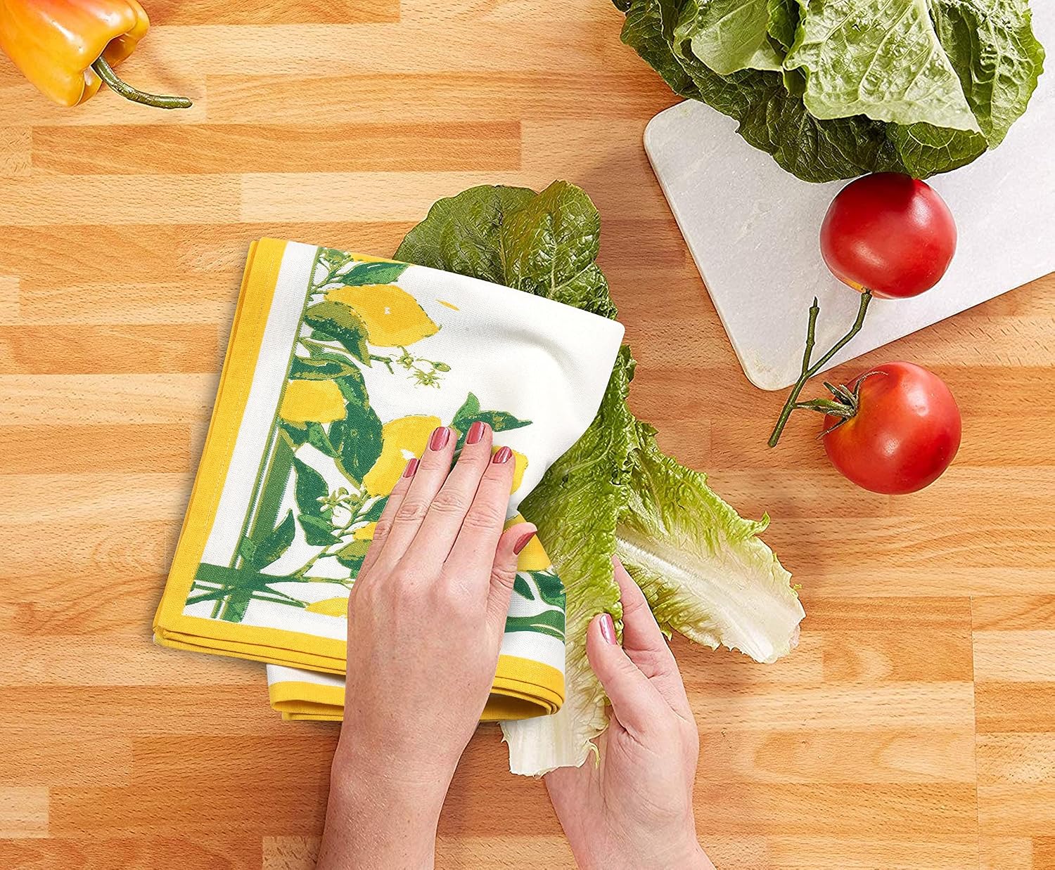 Detalle de FINGERCRAFT Cotton Kitchen Towels