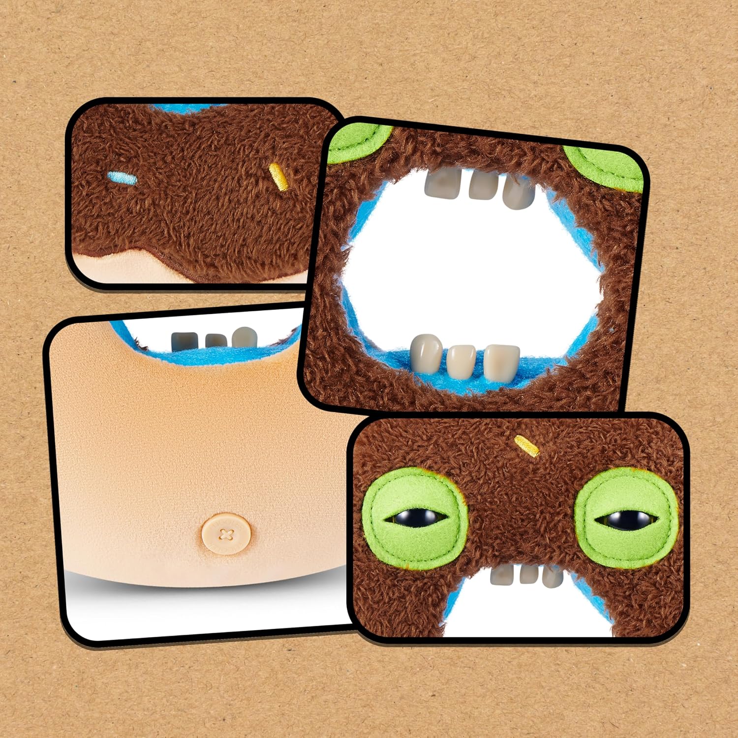 Detalle 1 de Fuggler 157103 Cores Series 1 Fuggalicious Plus Plush Toys, 9-inch 2-Pack
