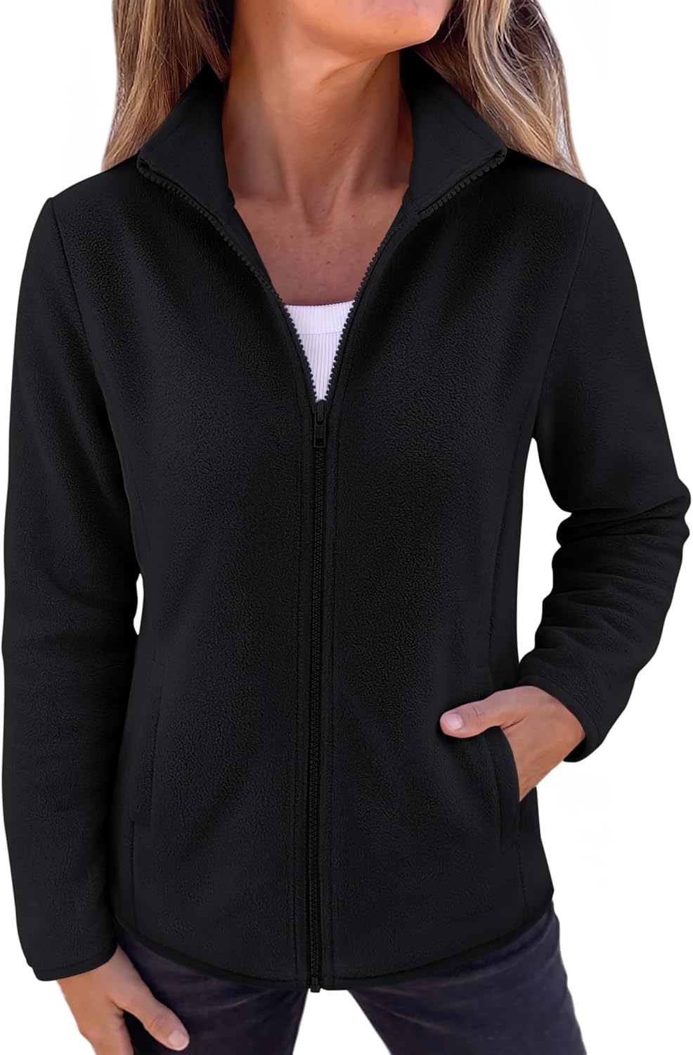 Detalle 2 de Zeagoo Women's Fleece Jacket in Polyester