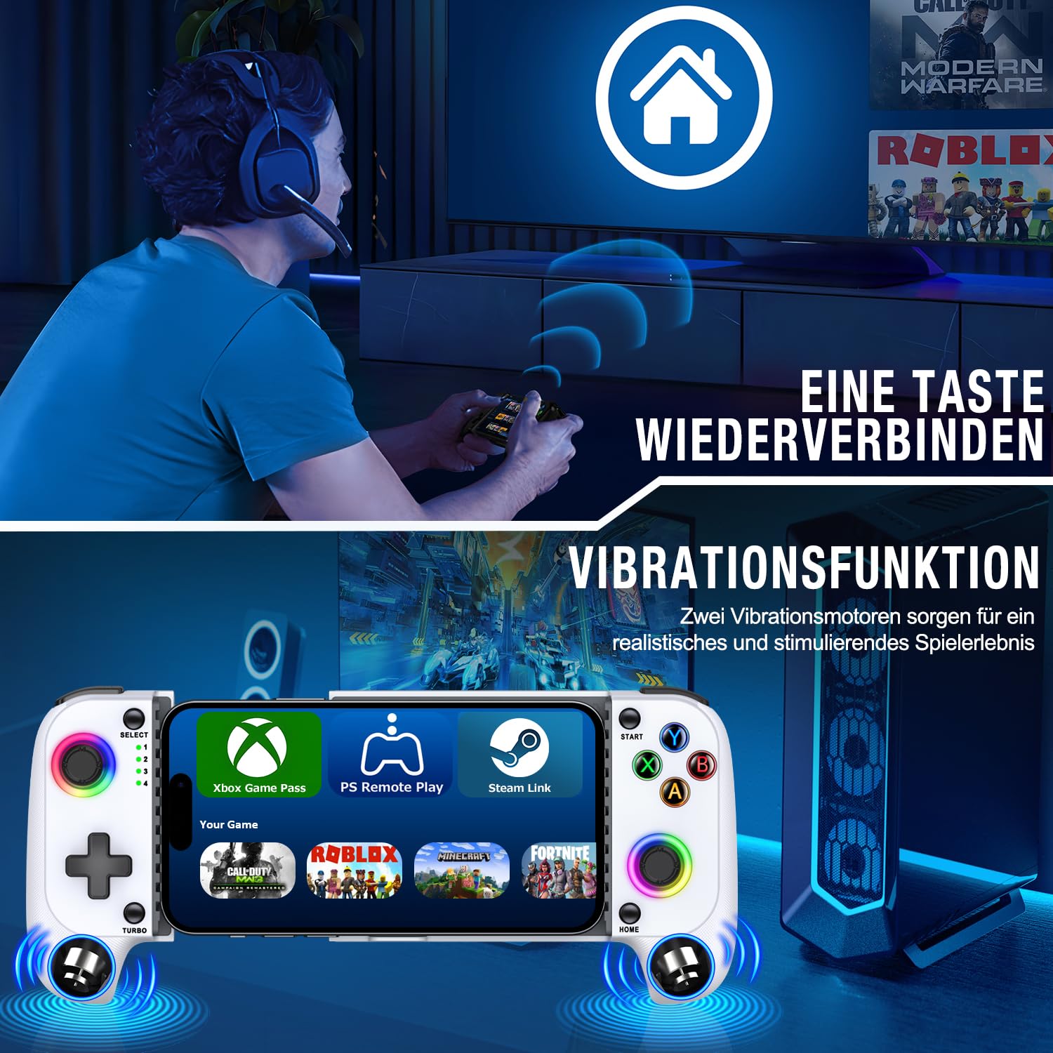 Thumbnail 6 de Handy-Controller für iPhone/Android mit 600 mAh