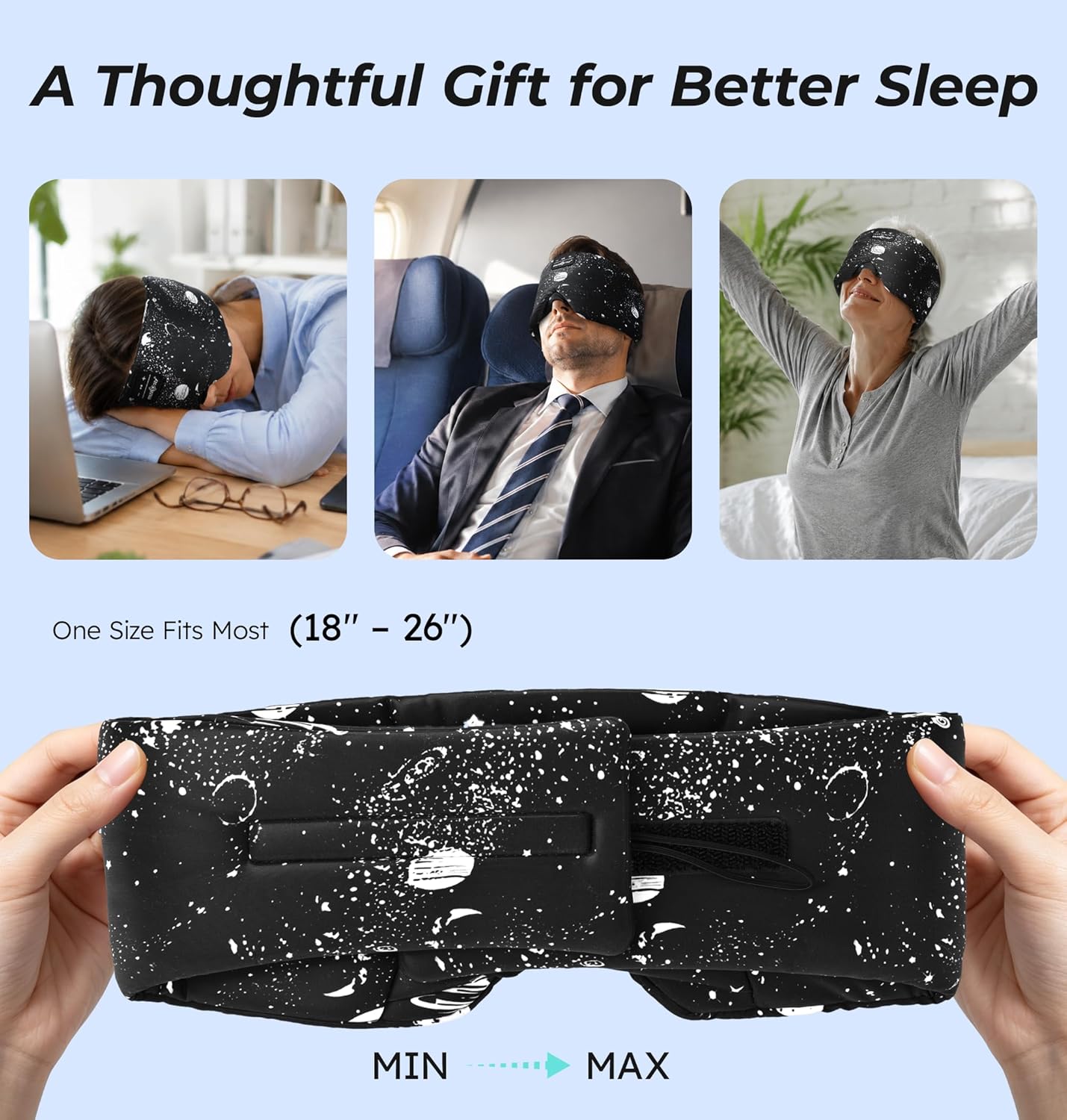 Thumbnail 6 de Musicozy Bluetooth Sleep Headphones Large for Travel