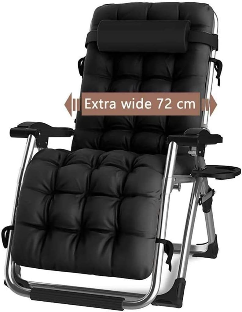 Detalle de DQCHAIR Sedia gravità zero extra larga 200kg