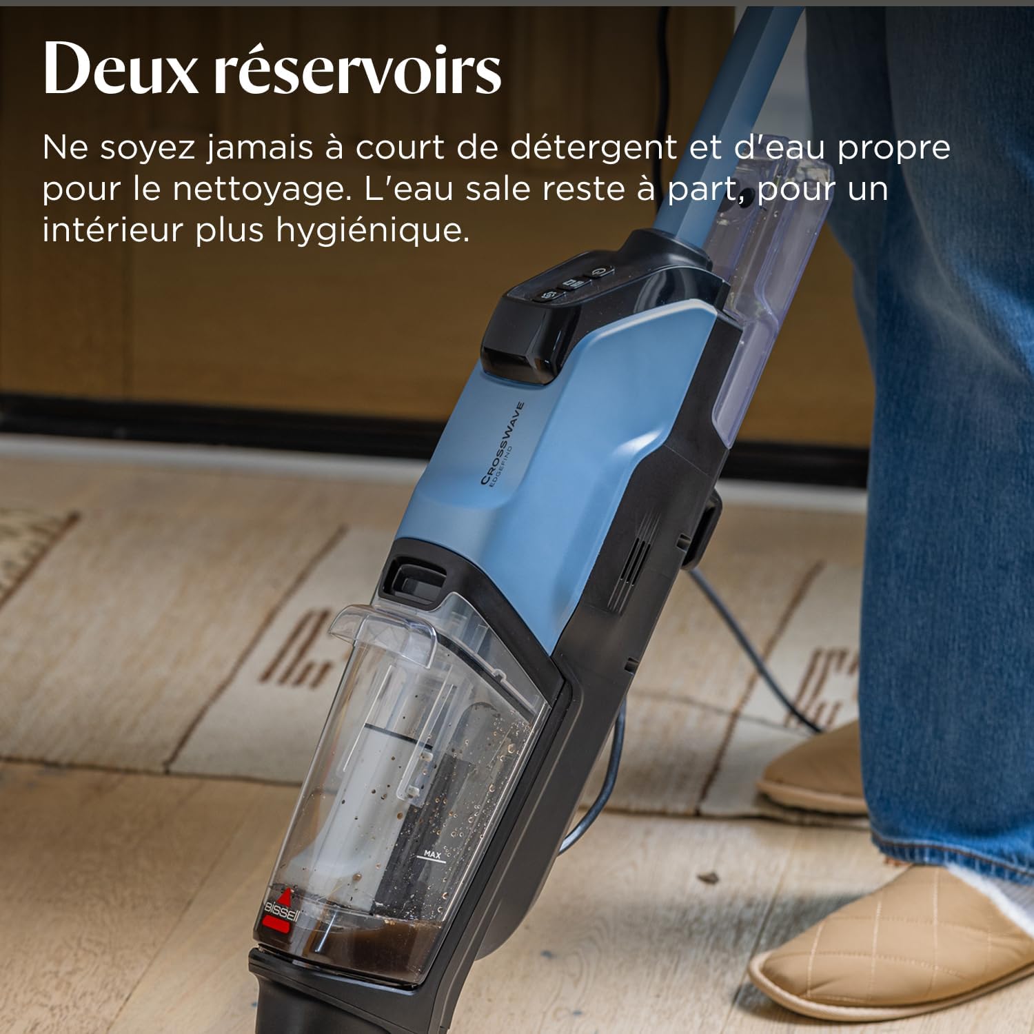 Thumbnail 6 de BISSELL CrossWave EdgeFind 4159N — Aspirateur laveur tout-en-un pour sols et poils d’animaux