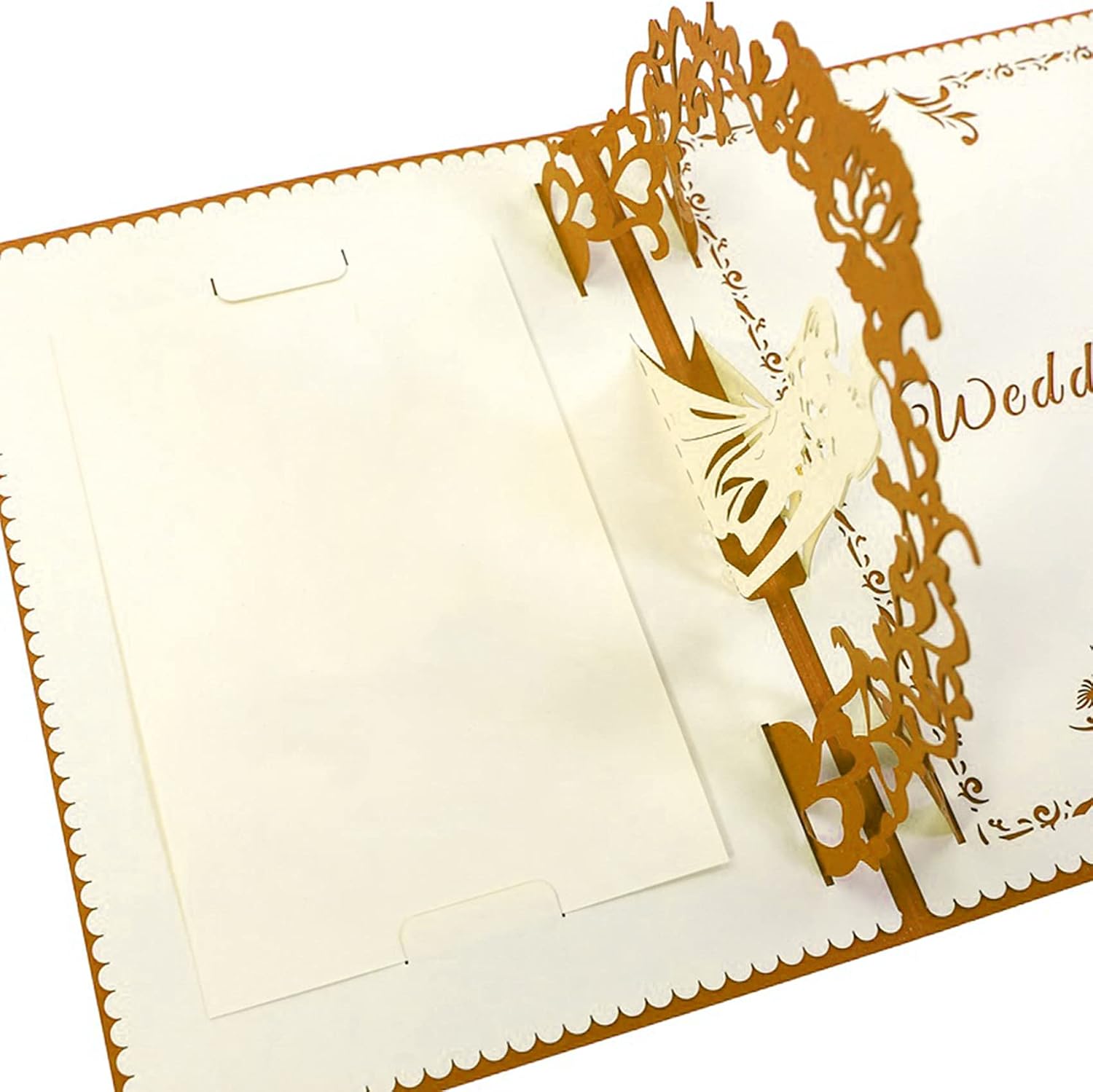 Detalle de JeoPoom Biglietto di Auguri Pop-Up 3D: un Invito Speciale per San Valentino, Matrimoni e Festeggiamenti