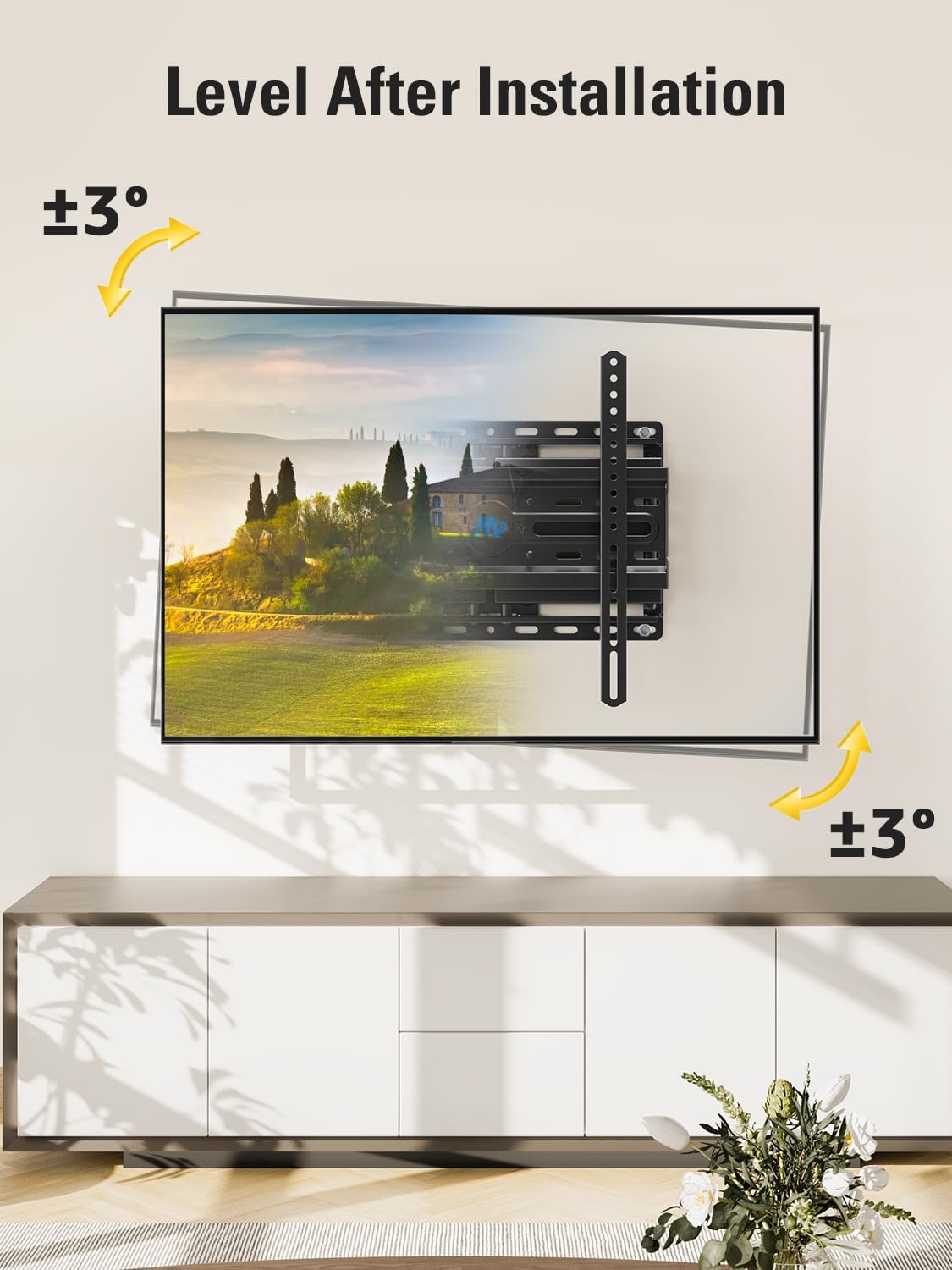 Detalle 2 de Mounting Dream MD2380-CA Full-Motion TV Wall Mount, 32–65 in, Swivel and Tilt