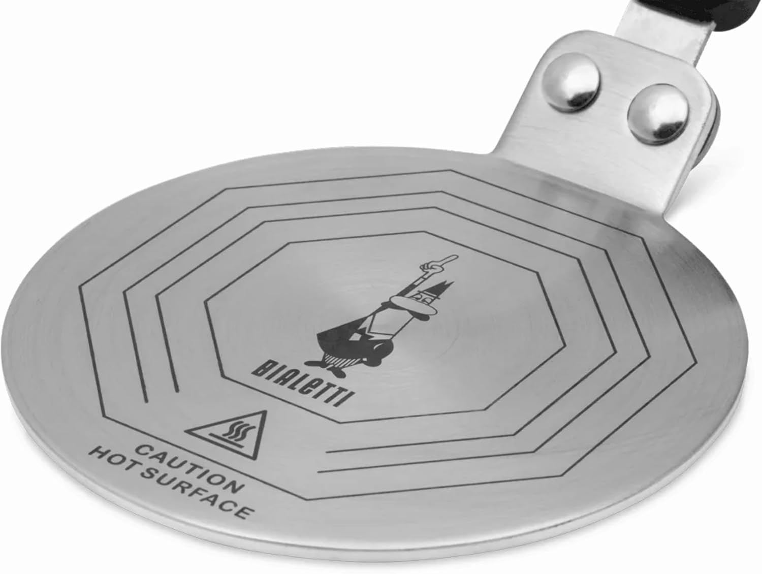 Thumbnail 4 de Bialetti Piattello A Induzione 13 Cm, Argento: Adattatore in acciaio per uso su piani a induzione