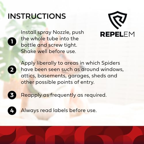 Thumbnail 6 de REPELEM Natural Peppermint Oil Spider Repellent Spray 250ml