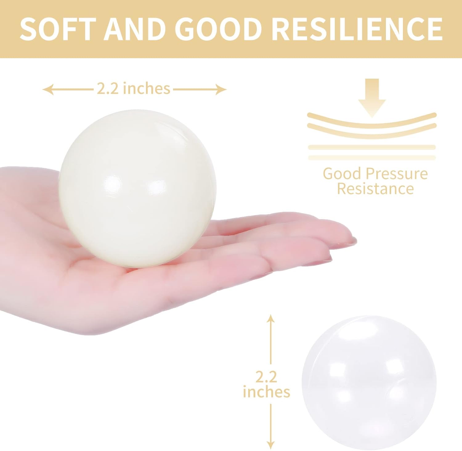 Thumbnail 1 de STARBOLO Ball Pit Balls for Toddlers – Phthalate Free, BPA Free, Non-Toxic 2.2-inch Play Balls (Pack of 100/200/500)
