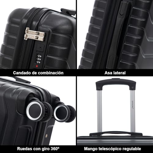 Detalle 1 de RAYKONG Maleta cabina 40L 4 ruedas