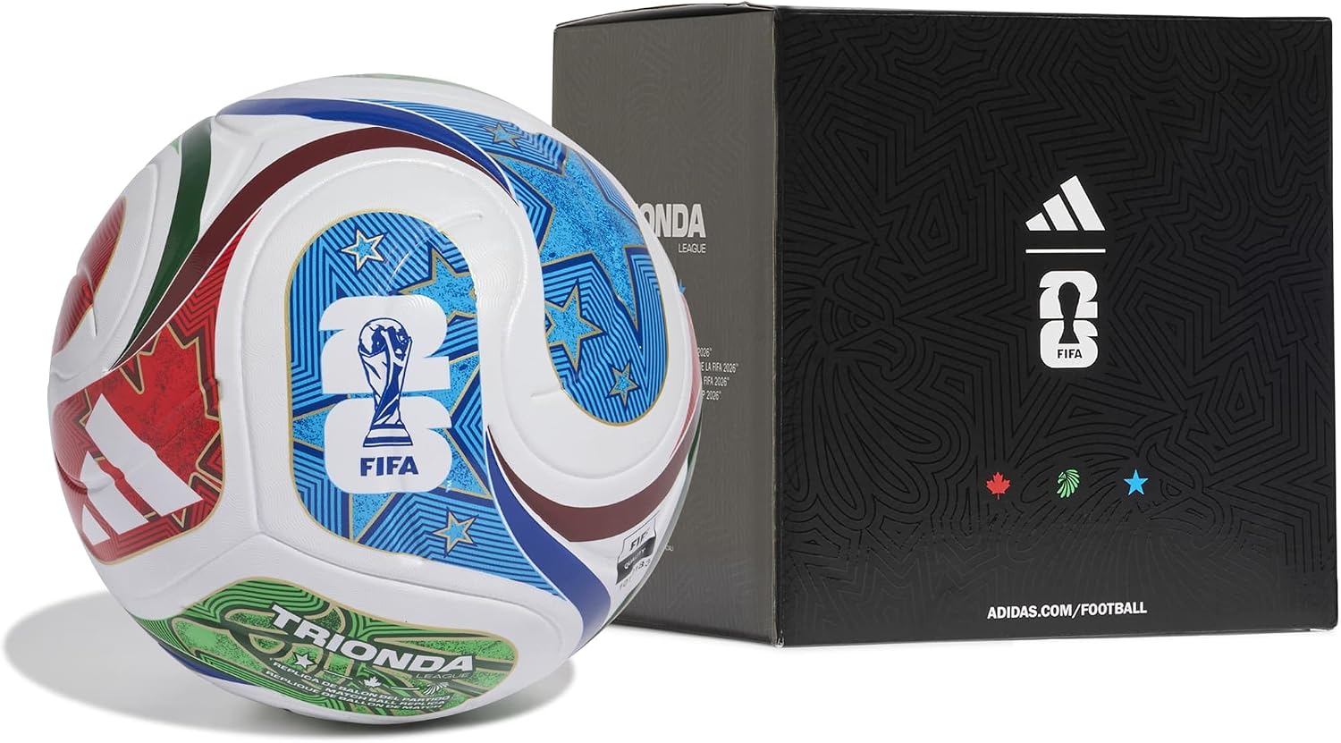 Detalle de adidas Unisex Balón Copa Mundial de la FIFA 26™ League – World Cup League, 38 EU