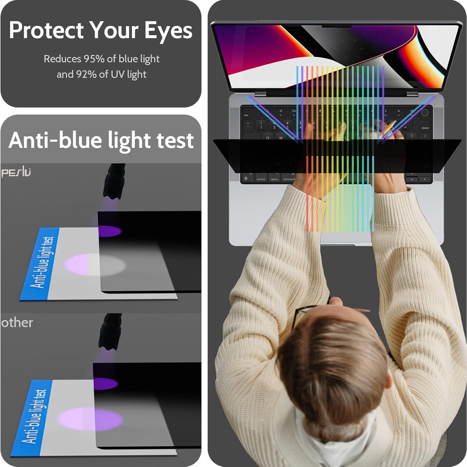 Thumbnail 4 de Peslv Magnetic Privacy Screen for MacBook Pro 14