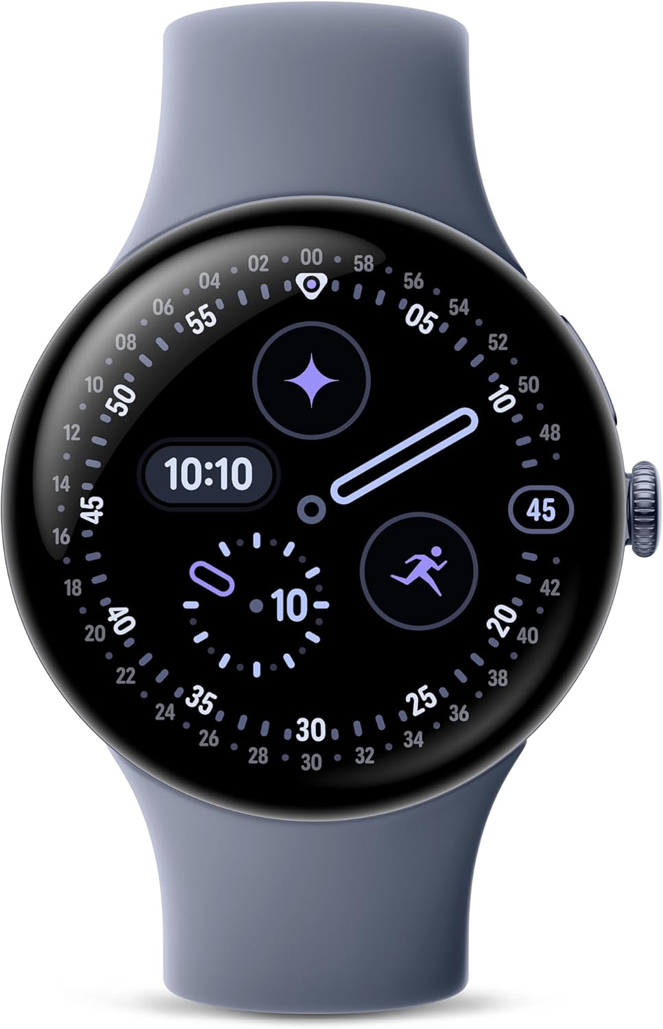 Thumbnail 1 de Google Pixel Watch 4 (45 mm) – Moonstone Satin Aluminium with LTE