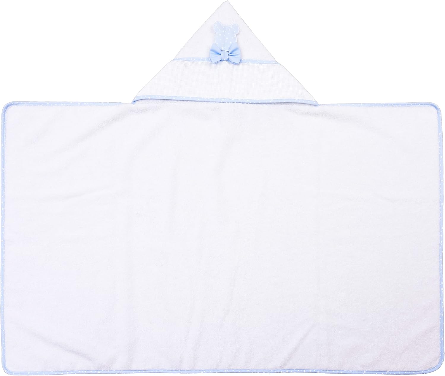 Thumbnail 5 de Filet Accappatoio Triangolo per Neonati in Spugna di Cotone 100% – Made in Italy, 0-12 mesi