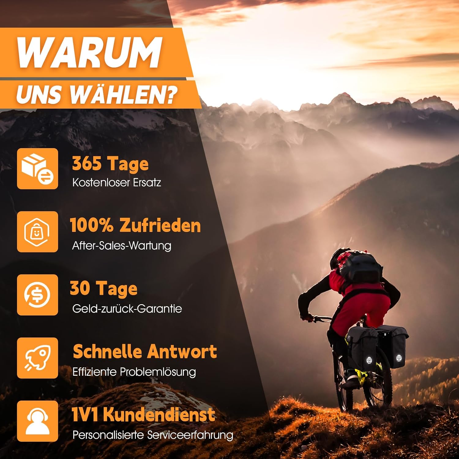 Thumbnail 4 de HONGYEA Sacoche Velo tridimensionnelle pour Porte-bagages – 35L, étanche et polyvalente
