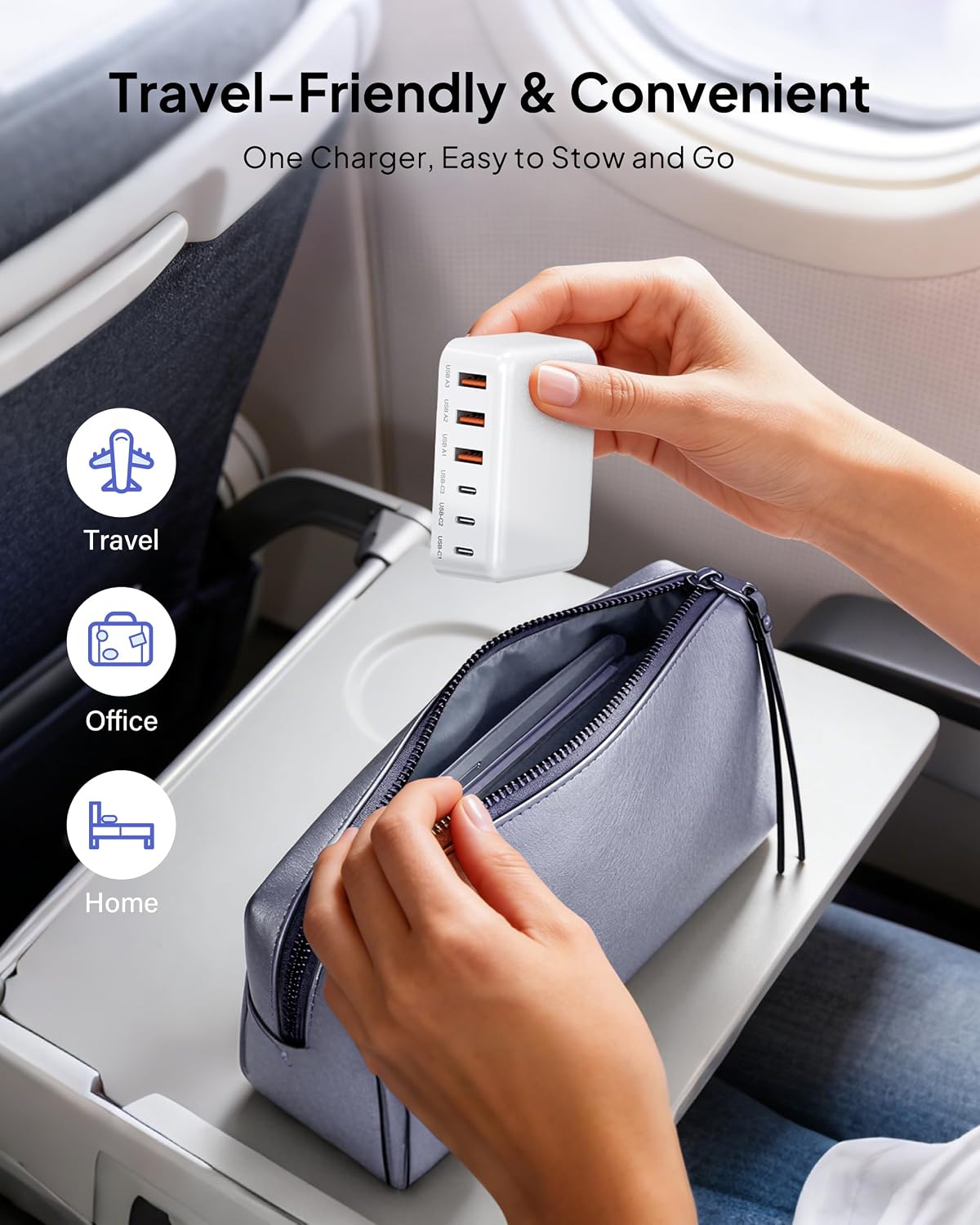 Thumbnail 6 de USB C Fast Charger 100W 6-Port GaN Charger
