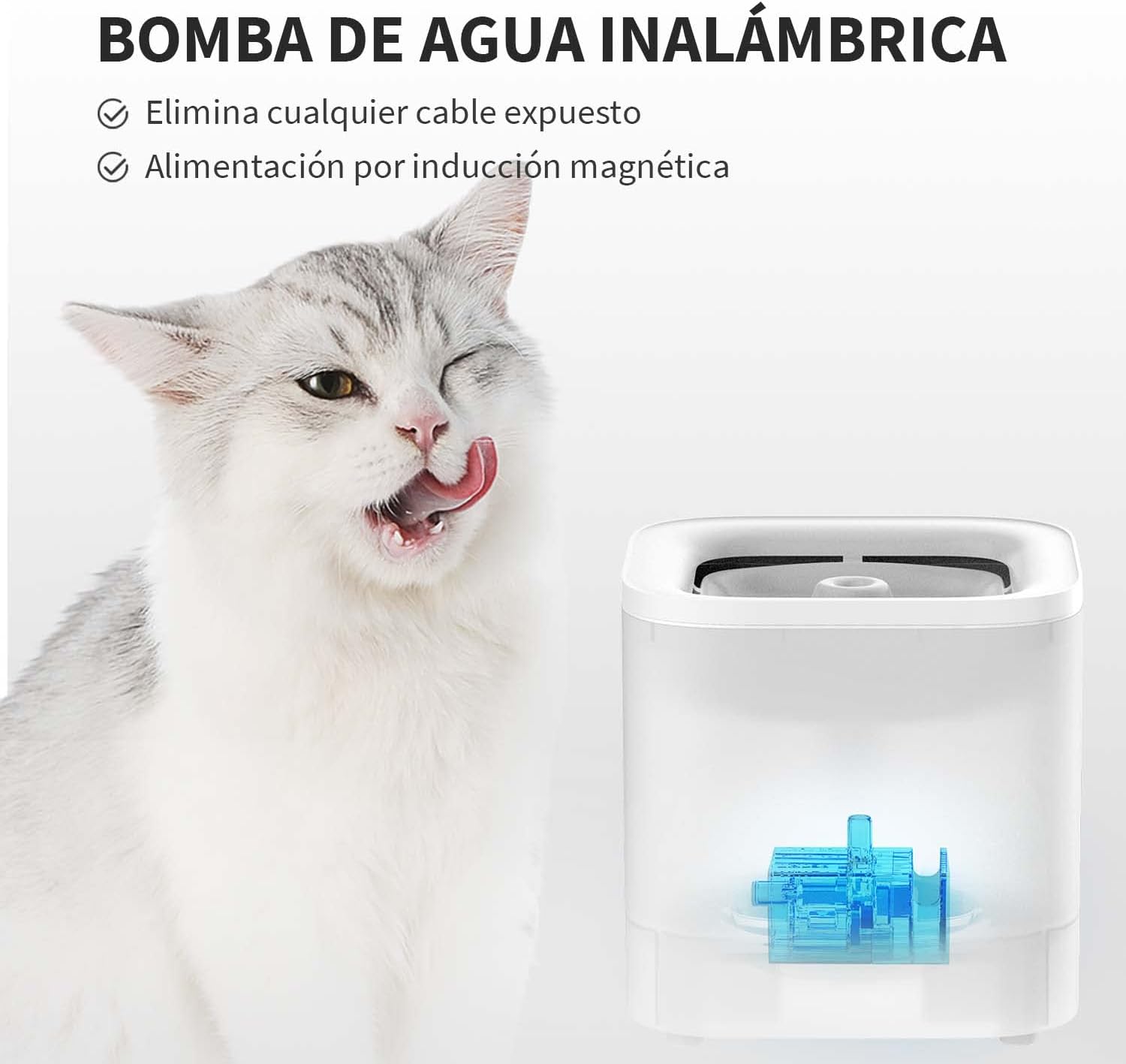Detalle 2 de PETKIT EVERSWEET Fuente automática 1,85 L para gatos