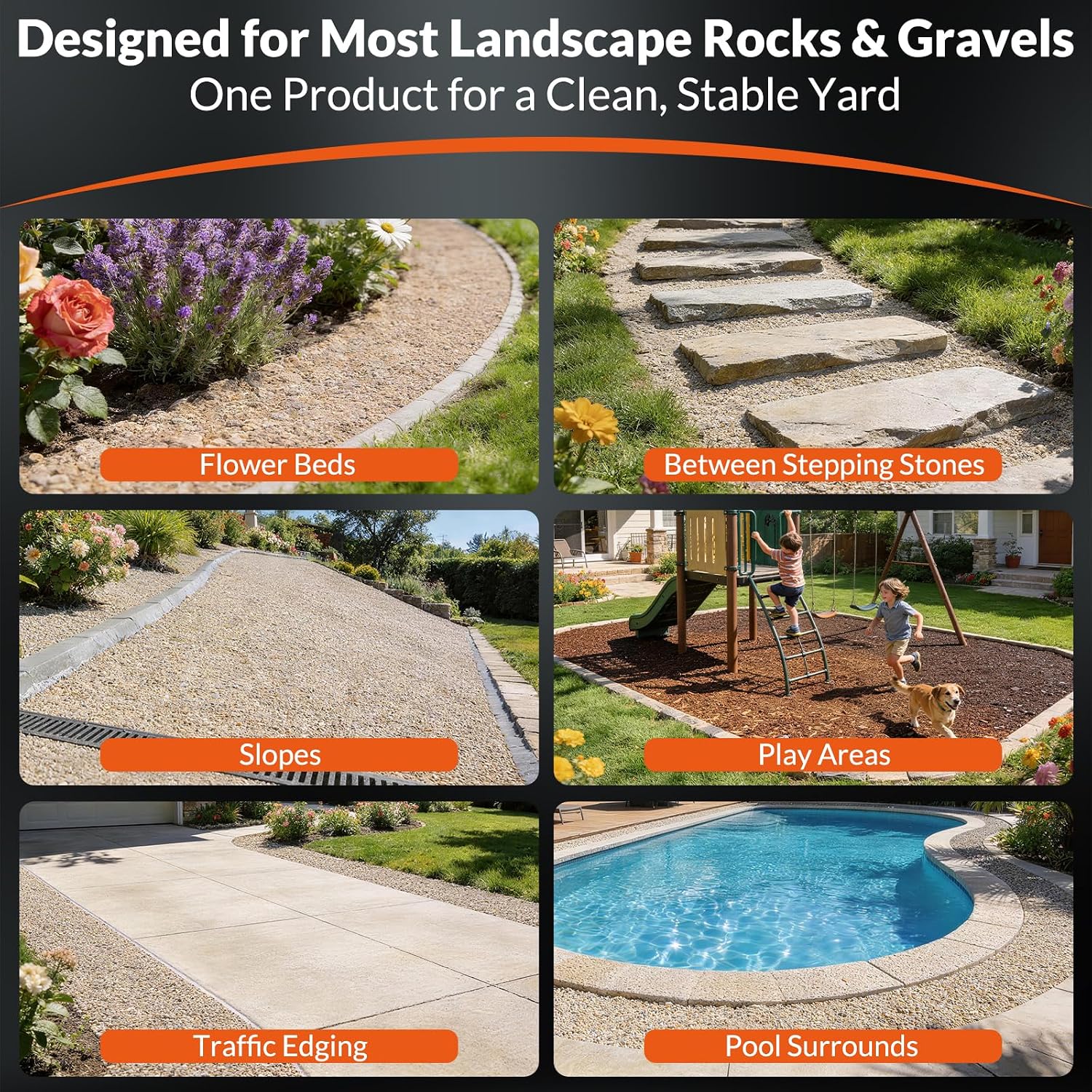 Detalle 2 de Shabebe Ultra Mulch Hold Rock Glue, 1-Gallon All-Weather Gravel Binder