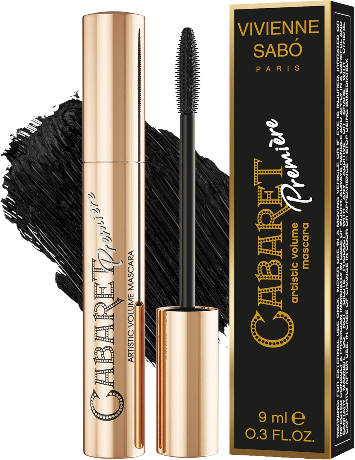 Thumbnail 6 de VIVIENNE SABO Artistic Volume Mascara Cabaret Premiere verde – effetto volume e ciglia separate