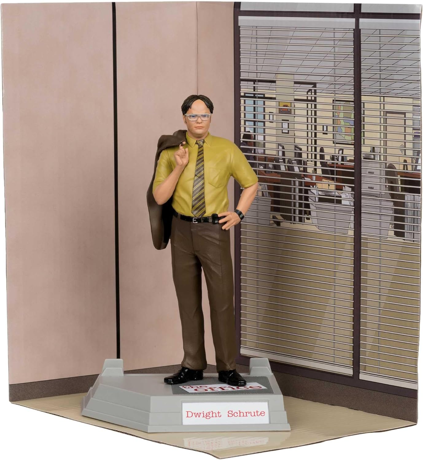 Detalle de McFarlane Toys Dwight Schrute 6in posed figure