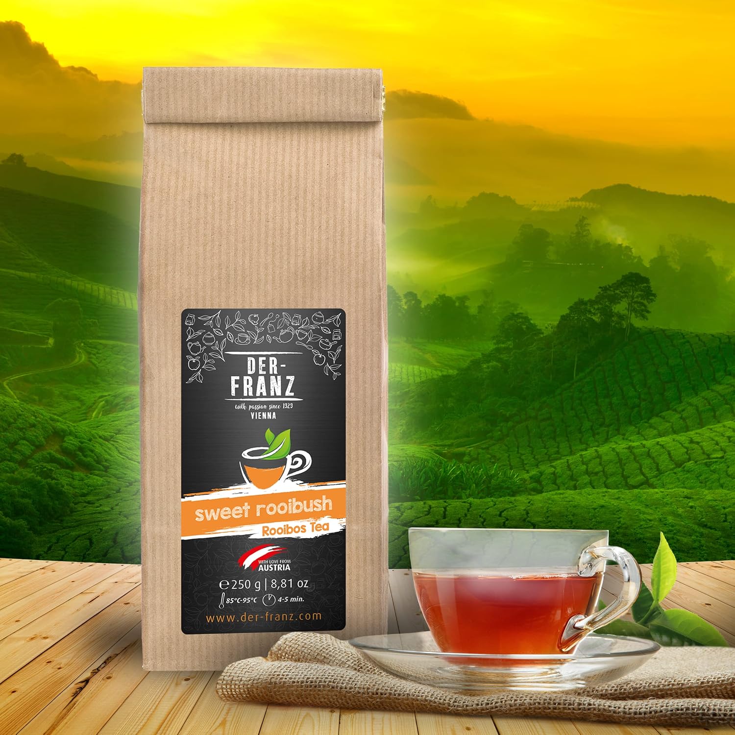 Detalle 2 de Der-Franz Té Rooibos Sweet Rooibos 250 g