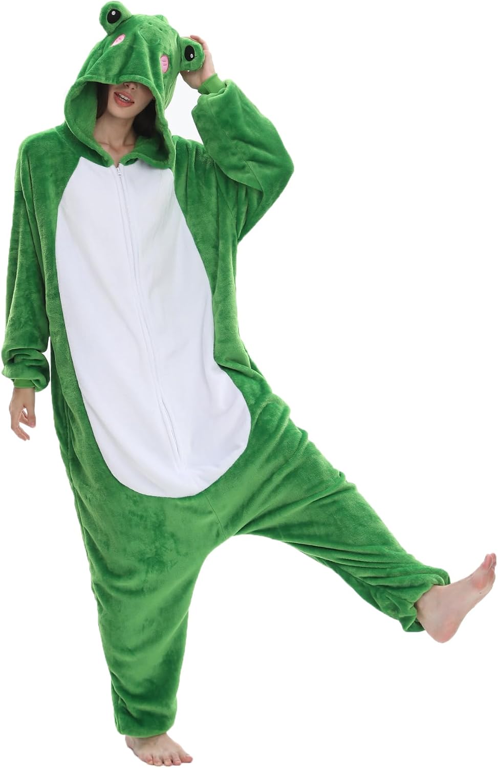 Detalle de SimZoo Animal Onesie Pajamas, Flannel