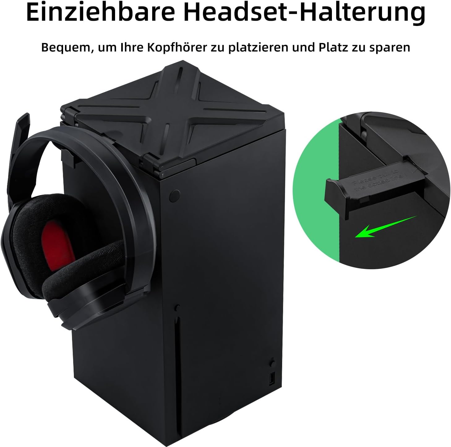 Thumbnail 2 de Staubschutzhülle für Xbox Series X mit 1 Headset-Haken