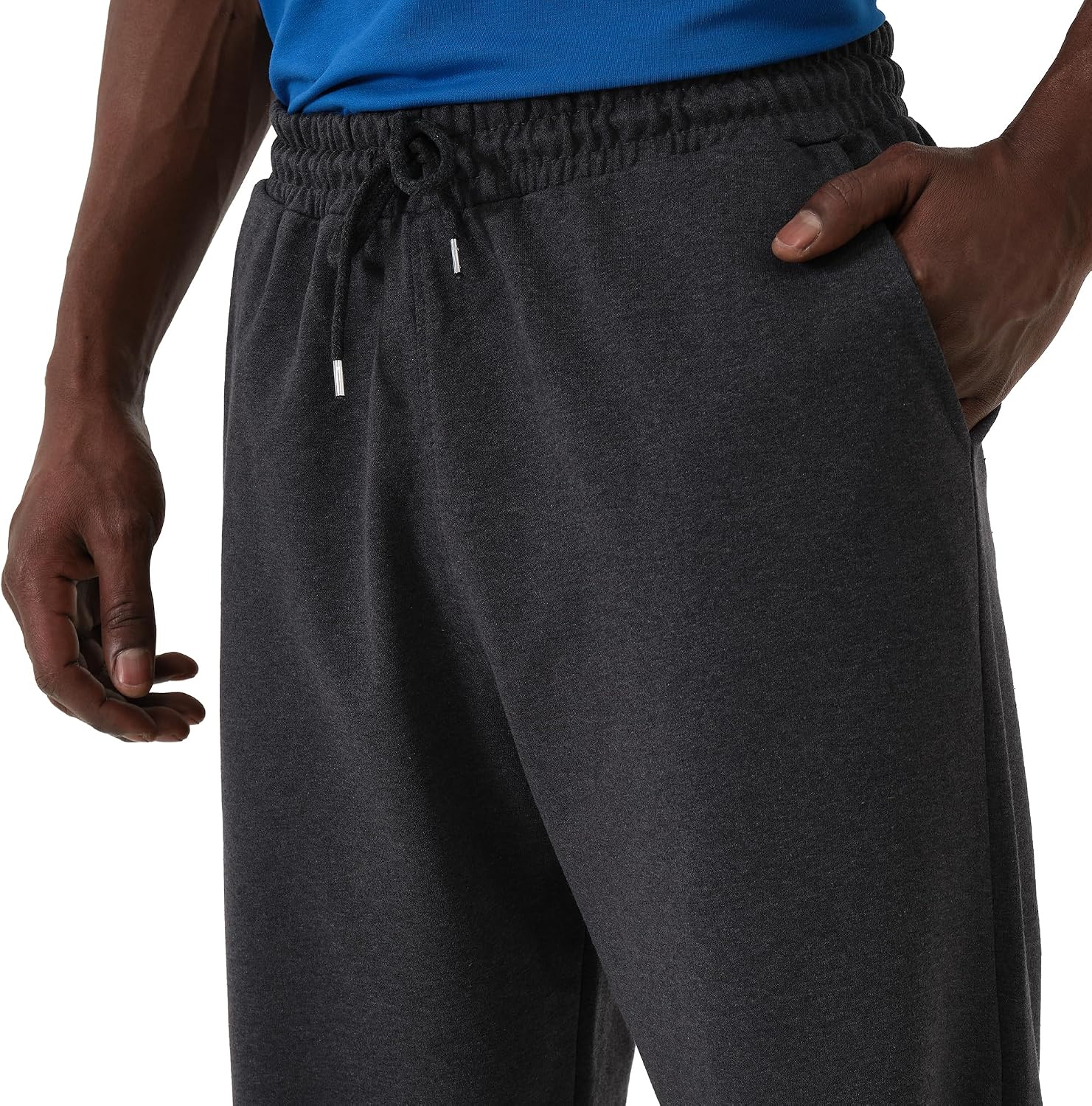 Detalle de Ross Camp Pantaloni da Jogging da Uomo – Pantaloni sportivi in cotone 70/30, comfort e stile per allenamento e tempo libero