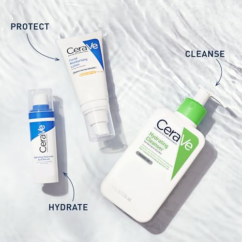 Detalle de CeraVe Hydrating Cleanser for Normal to Dry Skin with Hyaluronic Acid (236ml)
