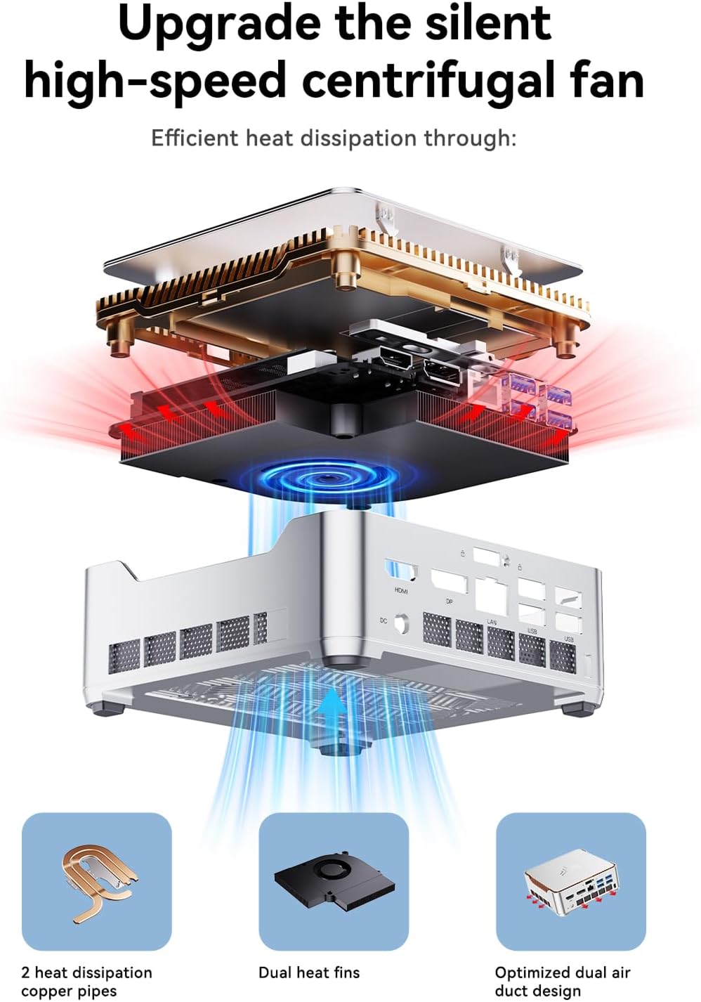 Thumbnail 5 de KAMRUI Hyper H2 Mini Gaming PC 32GB