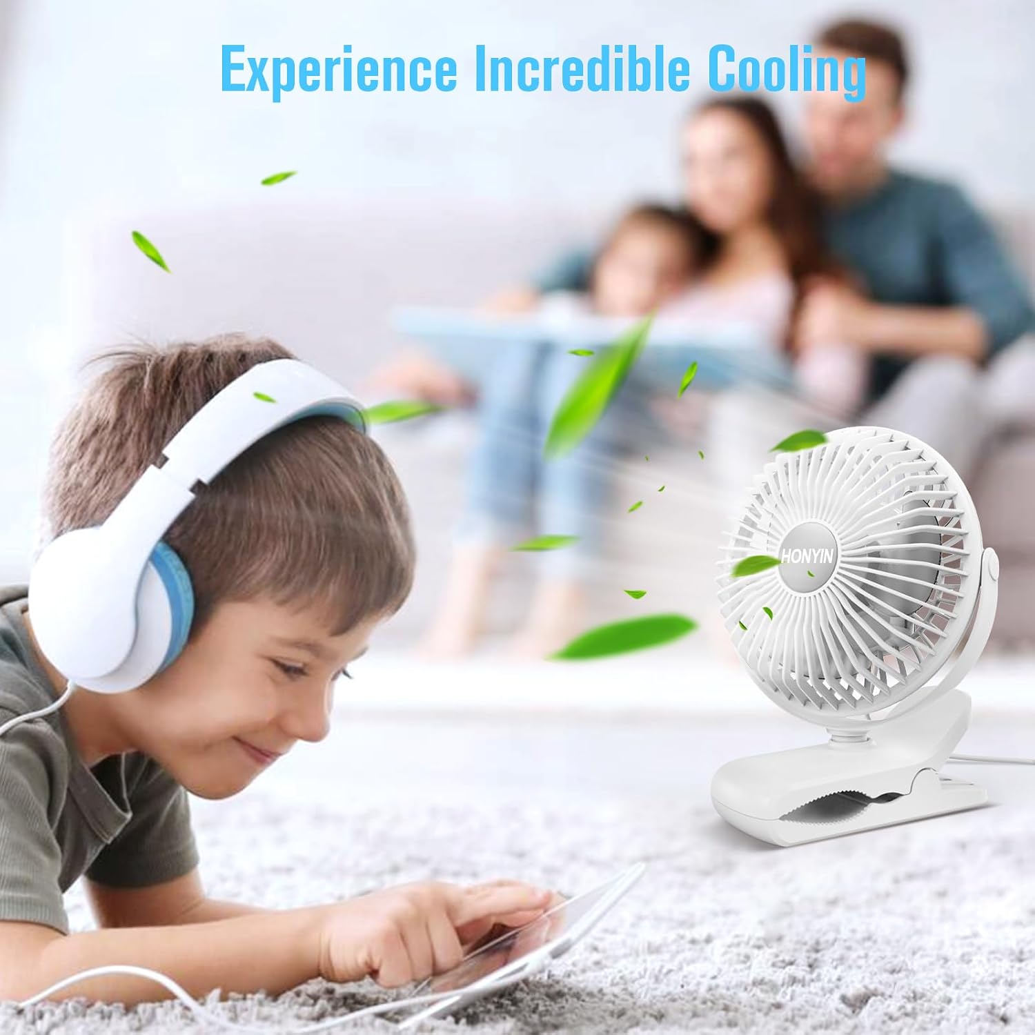 Thumbnail 4 de HONYIN Mini USB Clip Fan