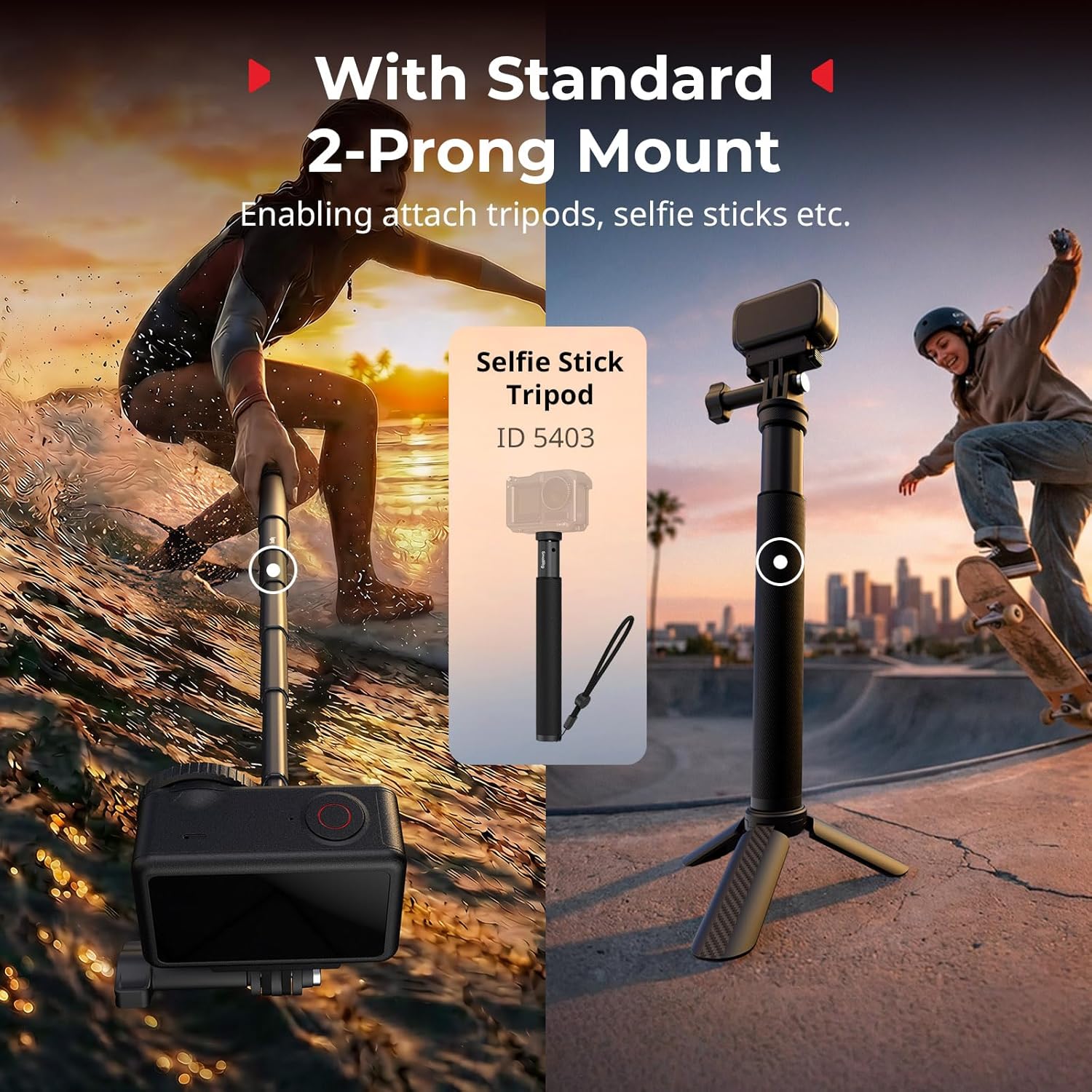Thumbnail 3 de SmallRig Adaptateur Magnétique à Dégagement Rapide Action 6 / Nano pour DJI Osmo Action 6 et Osmo Nano – Lot de 2